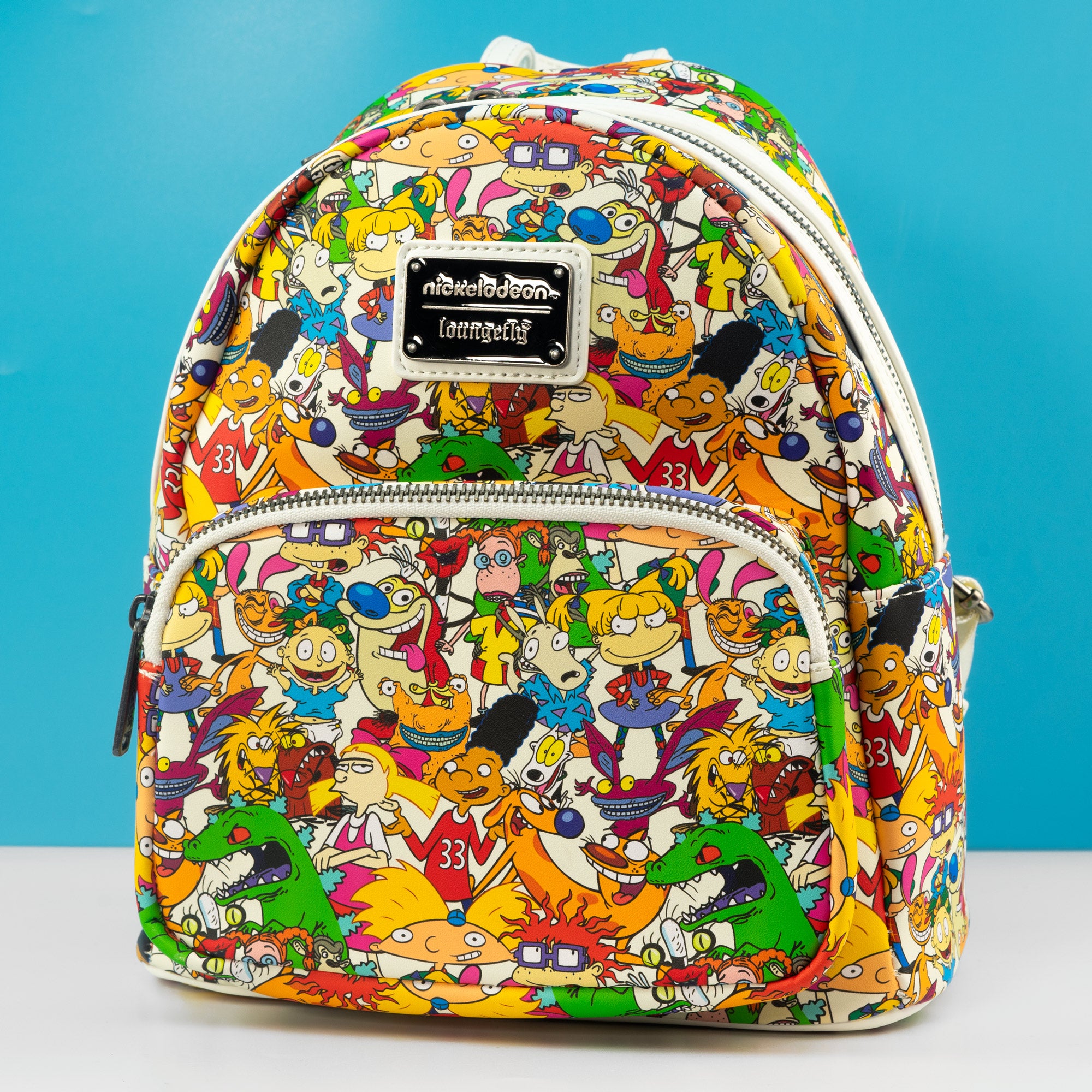 Loungefly x Nickelodeon Nick Rewind Gang All Over Print Mini Backpack