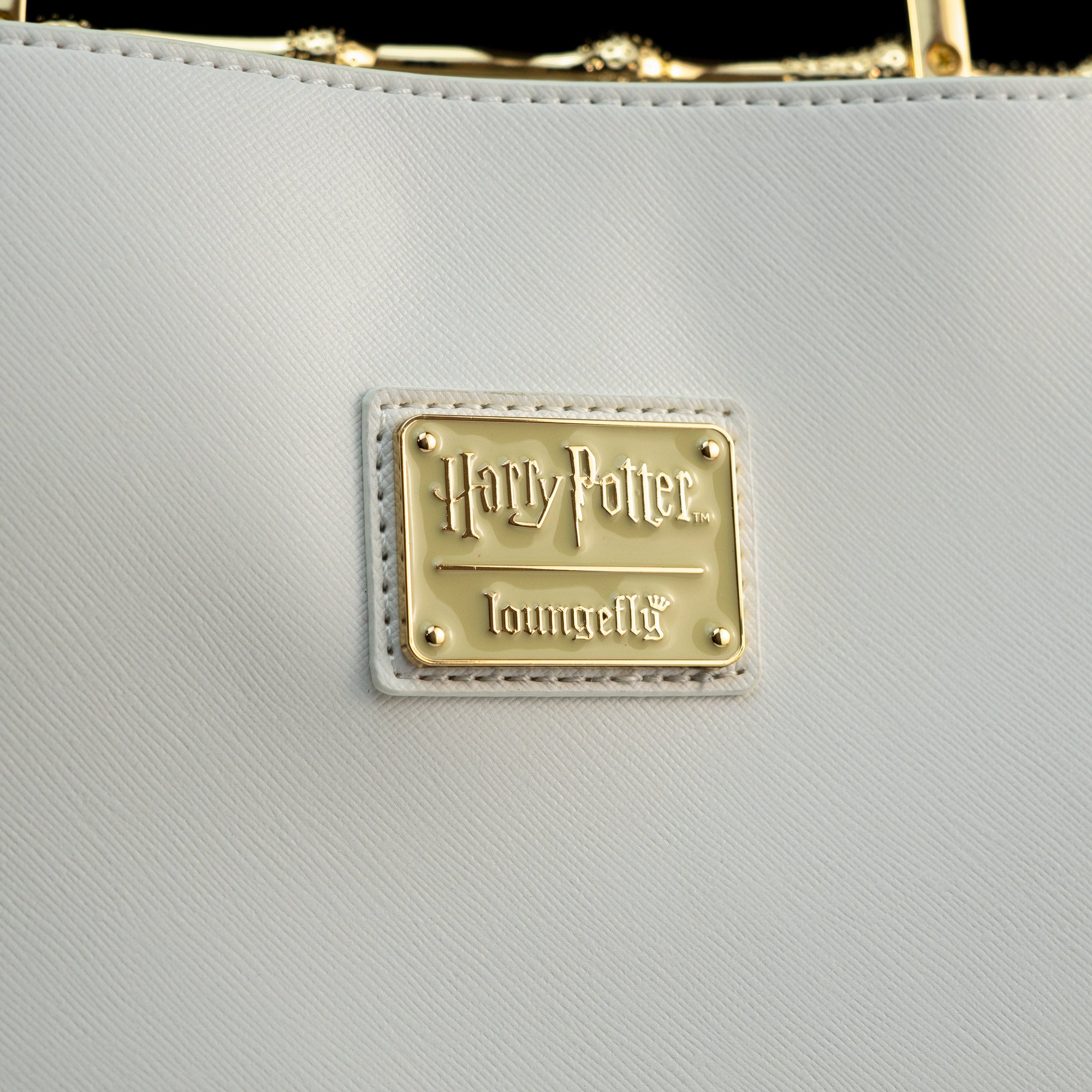 Loungefly x Harry Potter White Saffiano Elder Wand Crossbody Handbag