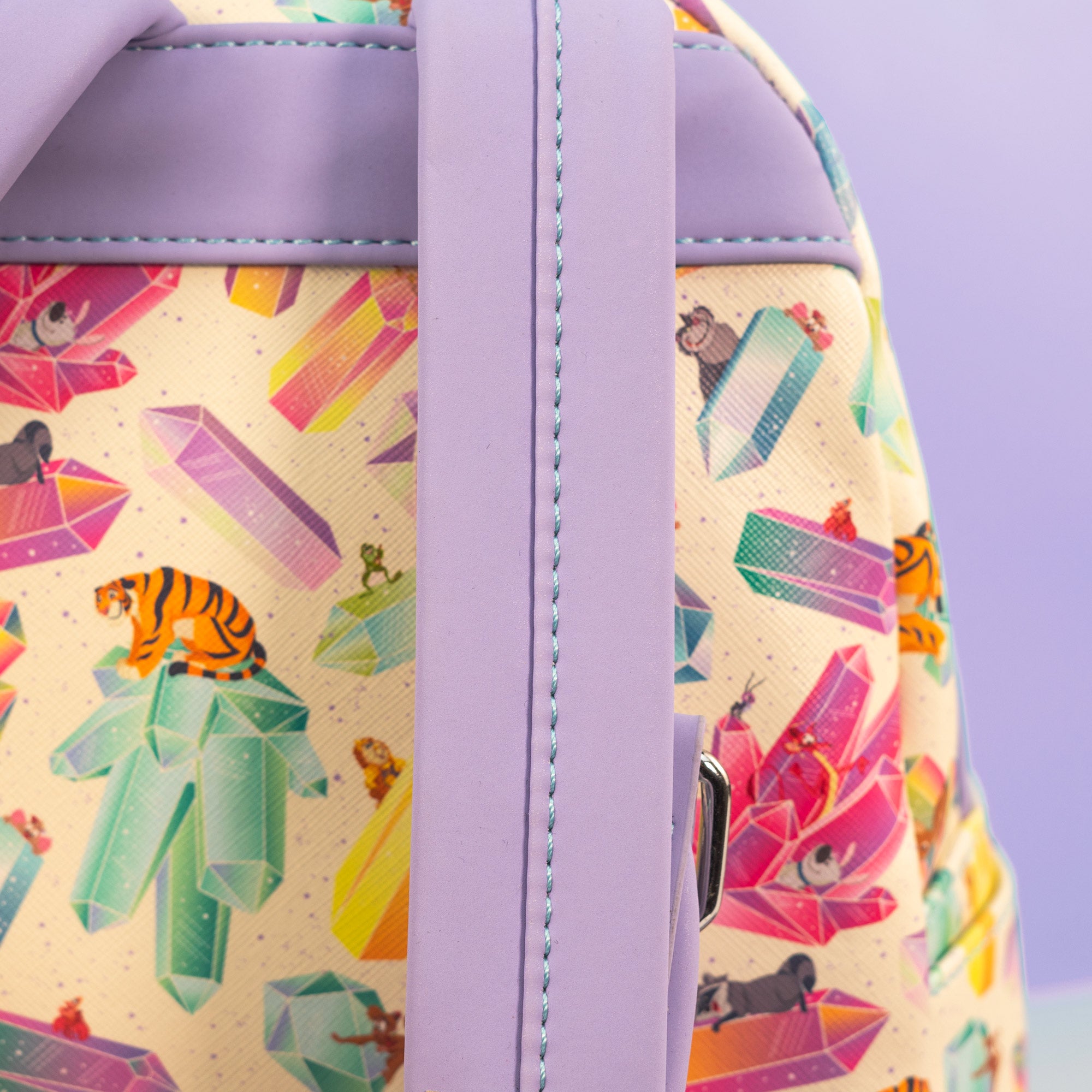 Loungefly x Disney Crystal Sidekicks All Over Print Mini Backpack