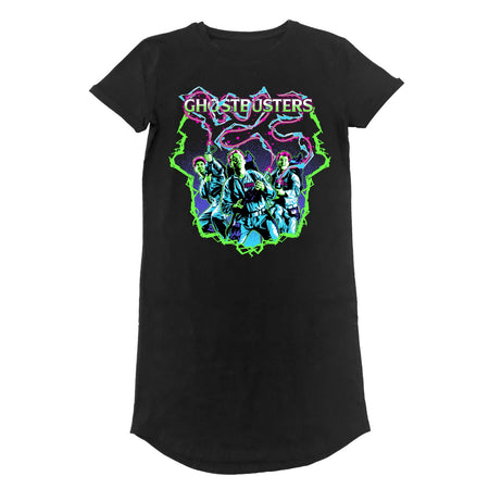 Ghostbusters Neon Ladies T-Shirt Dress