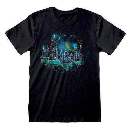 Harry Potter Wireframe Hogwarts T-Shirt