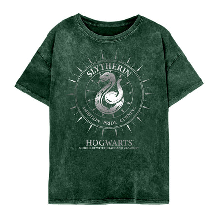 Harry Potter Slytherin Constellations SuperHeroes Inc. Acid Wash T-Shirt