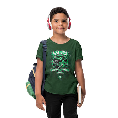 Harry Potter Comic Style Slytherin Unisex Kids T-Shirt