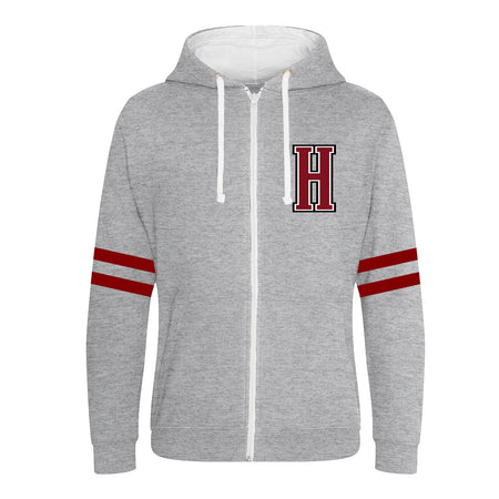 Harry Potter Hogwarts Alumni SuperHeroes Inc. Premium Contrast Zipped Hooded Sweatshirt