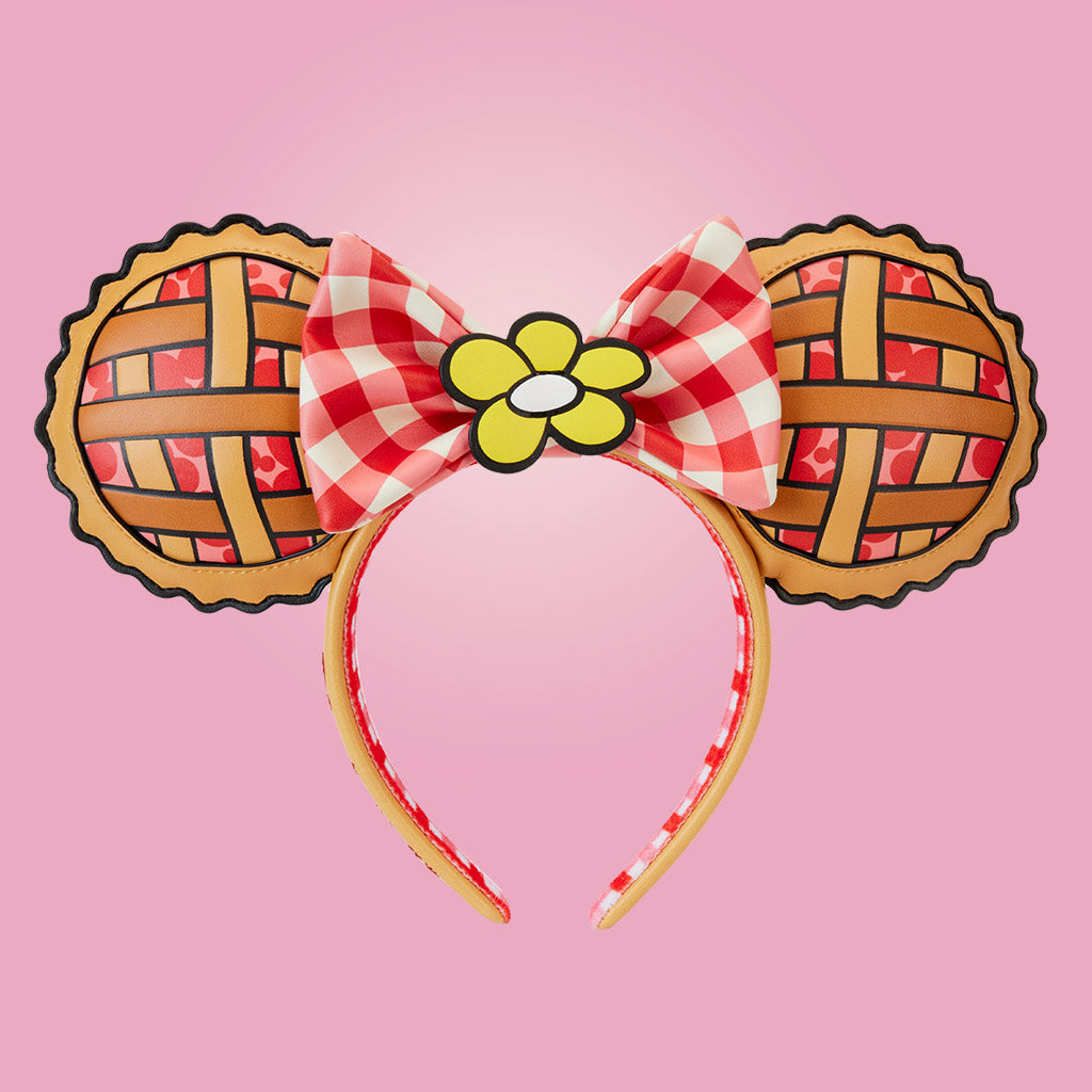 Loungefly x Disney Mickey And Minnie Picnic Pie Ears Headband