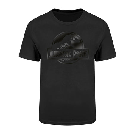Jurassic Park Logo Black on Black T-Shirt