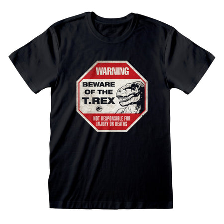 Jurassic World Dominion Beware of T-Rex T-Shirt