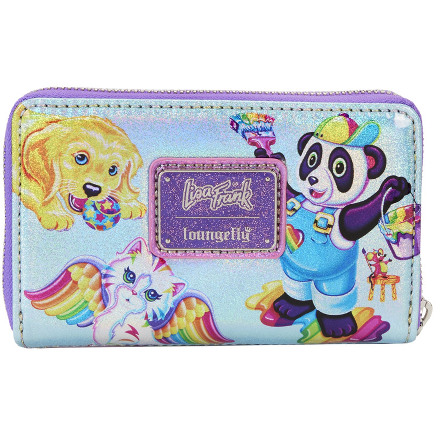 Loungefly x Lisa Frank Glitter Colour Block Wallet