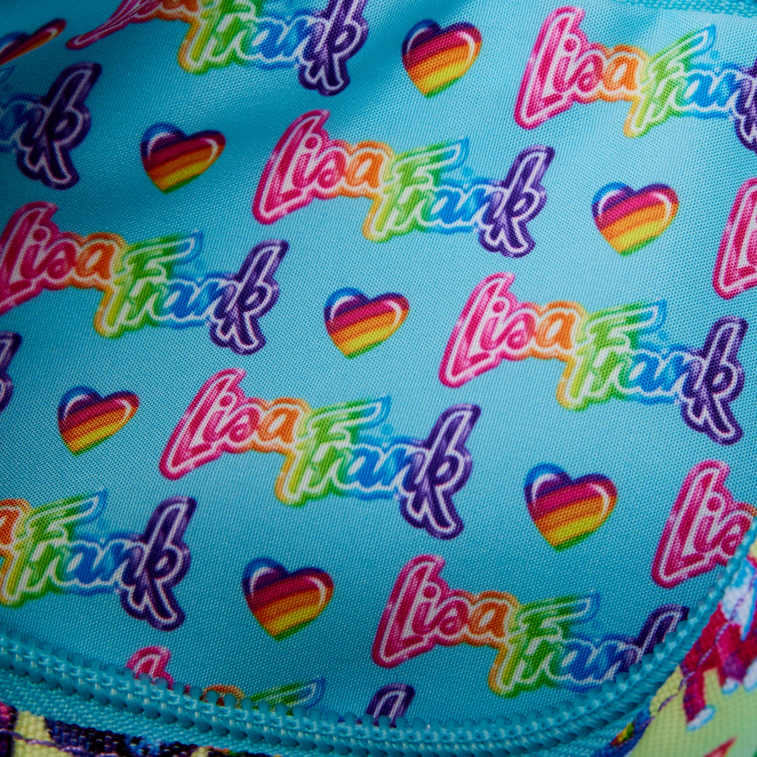 Loungefly x Lisa Frank AOP Characters Zipper Pouch