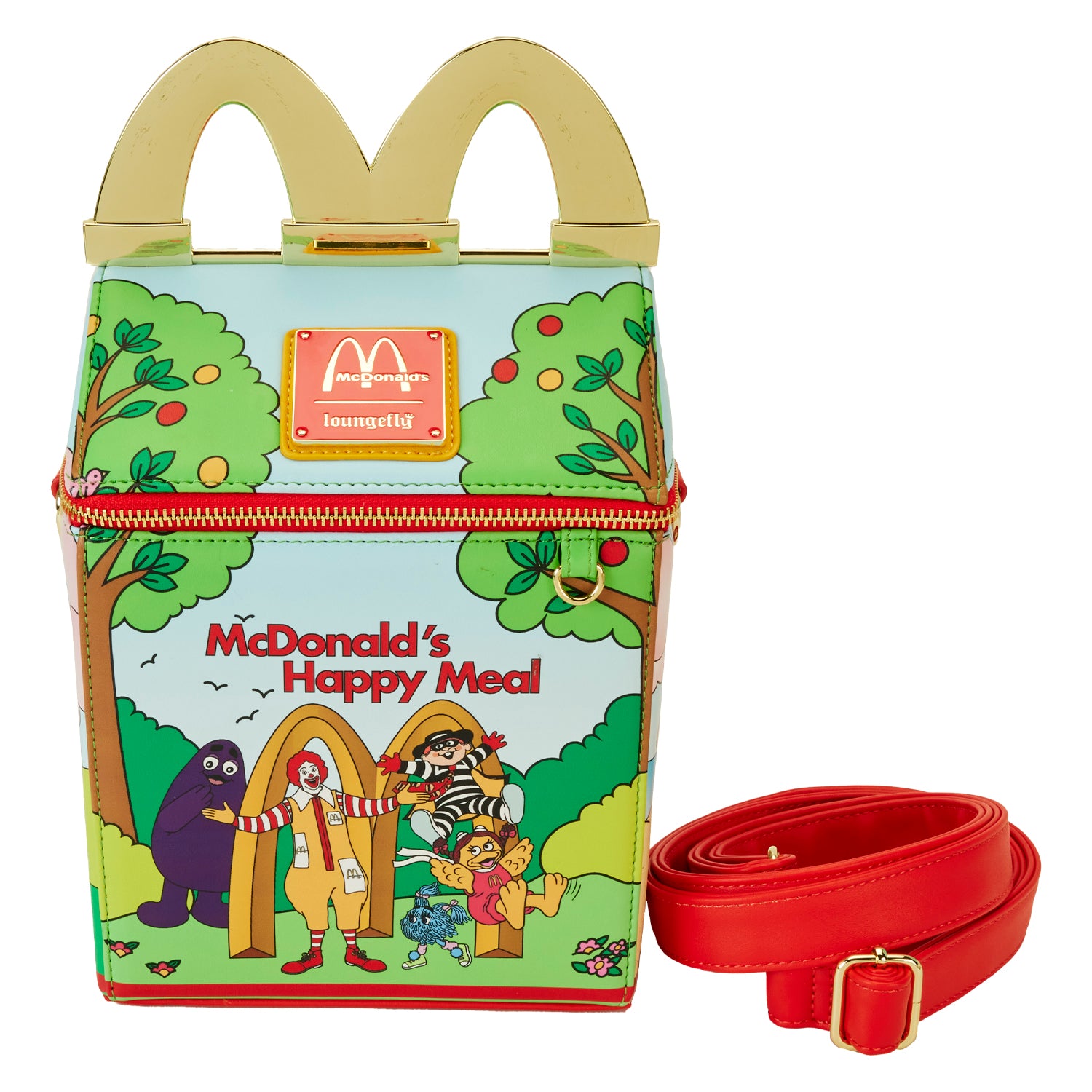 Loungefly x McDonalds Vintage Happy Meal Crossbody Bag