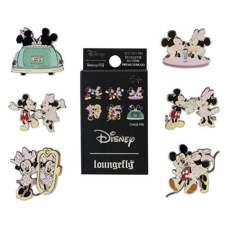 Loungefly x Disney Mickey and Minnie Mouse Date Night Blind Box Pin
