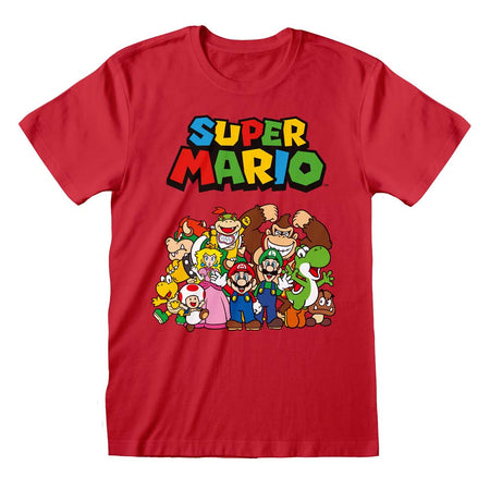 Nintendo Super Mario Main Character Group T-Shirt