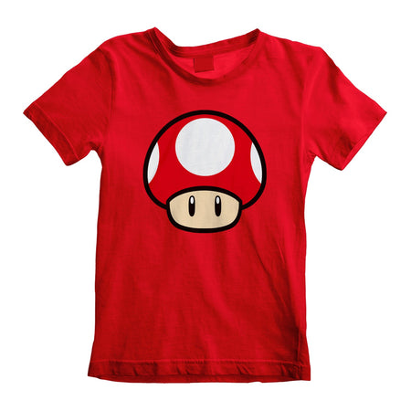 Nintendo Super Mario Power Up Mushroom Kids T-Shirt