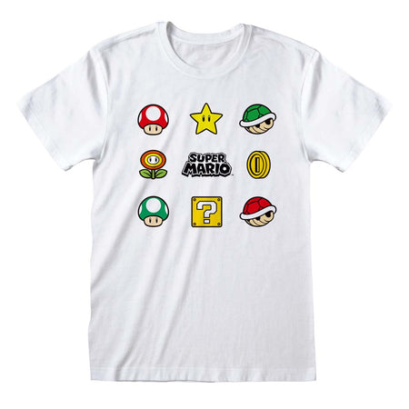 Nintendo Super Mario Items T-Shirt