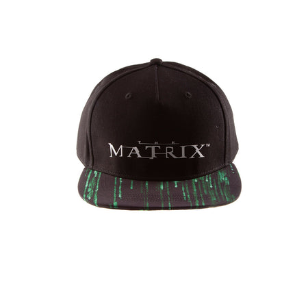 The Matrix Logo And Code Snapback Cap