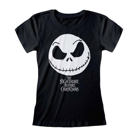 Nightmare Before Christmas Jack Face & Logo Women's T-Shirt