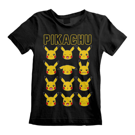Pokemon Pikachu Faces Kid's T-Shirt