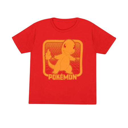 Pokemon Charmander Retro Arcade Kids T-Shirt