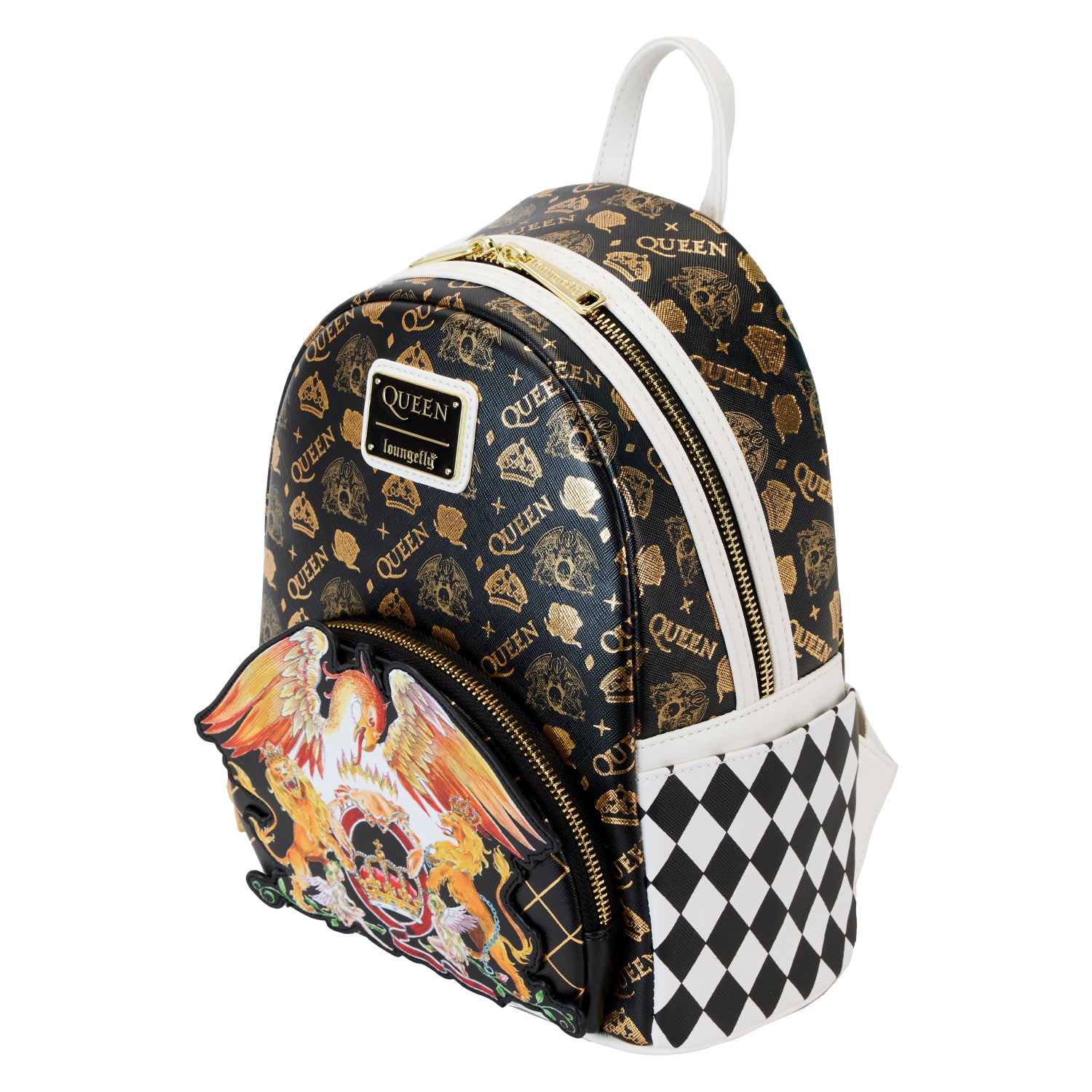 Loungefly x Queen Logo Crest Mini Backpack