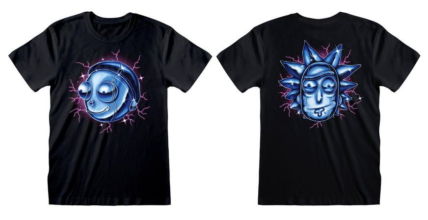 Rick And Morty Chrome Effect T-Shirt