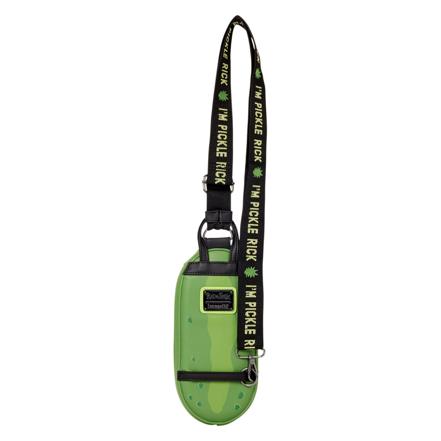 Loungefly x Cartoon Network Rick and Morty Pickle Rick Sling Crossbody Bag