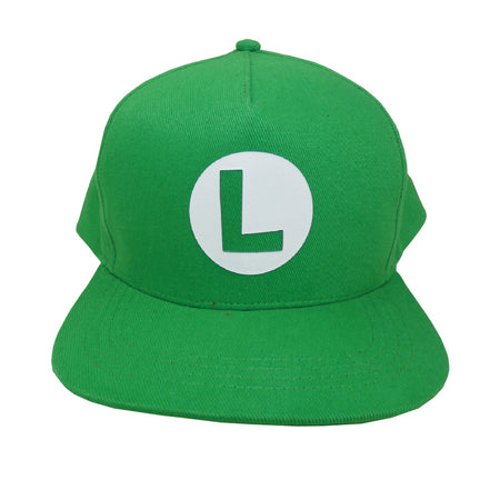 Nintendo Super Mario Luigi L Logo Unisex Adults Snapback Cap