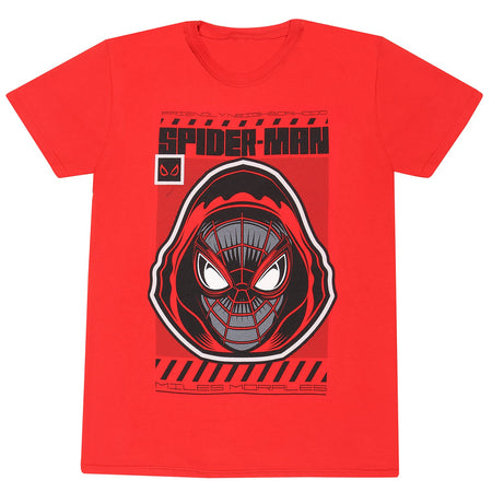 Spiderman Miles Morales Videogame Hooded Spider T-Shirt