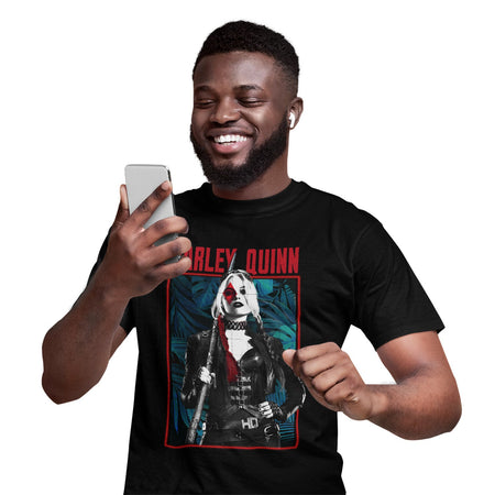 The Suicide Squad Harley Black & White Photo T-Shirt