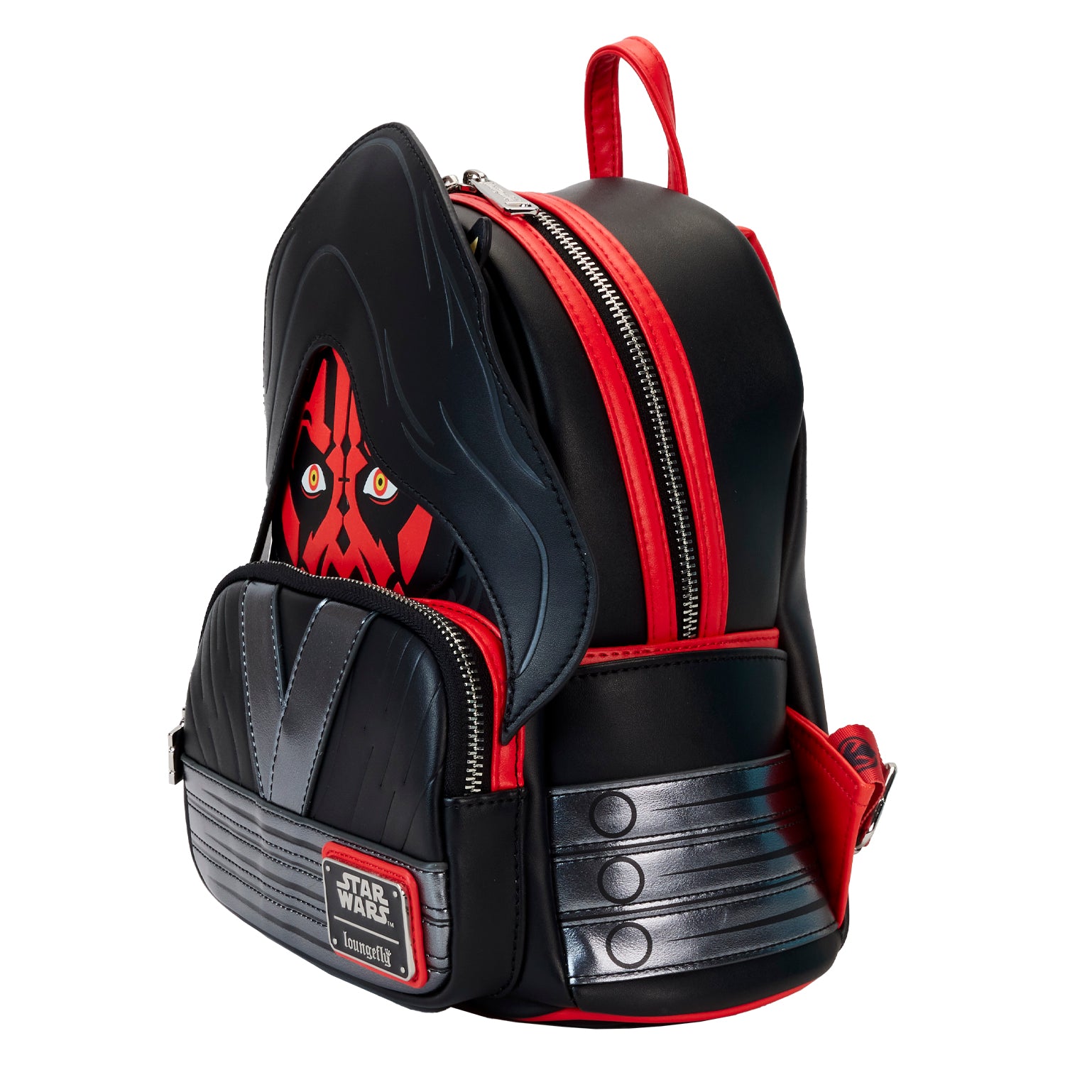Loungefly x Star Wars Phantom Menace 25th Anniversary Darth Maul Cosplay Mini Backpack