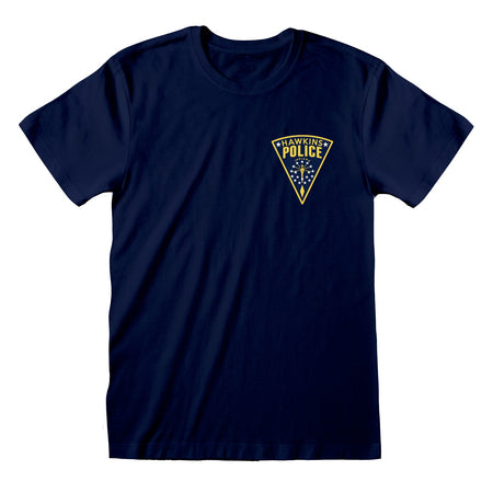 Netflix Stranger Things Hawkins Police Badge T-Shirt