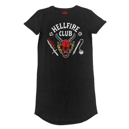 Stranger Things Hellfire Club T-Shirt Dress