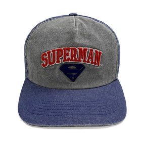 DC Comics Superman Collegiate Text Unisex Adults Baseball Cap