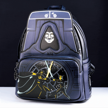 Loungefly x Star Wars Darth Sidious Fight Scene Mini Backpack