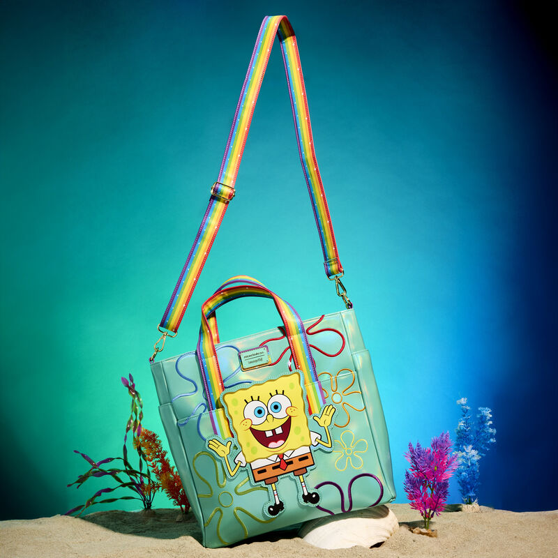 Loungefly x Nickelodeon SpongeBob SquarePants Imagination Convertible Tote Bag