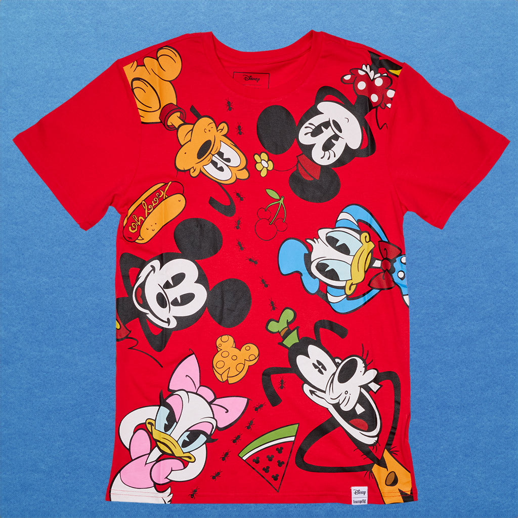 Loungefly x Disney Mickey and Friends Picnic Unisex T-Shirt