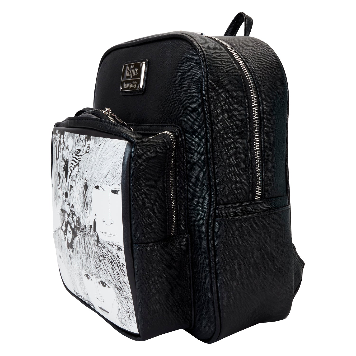 Loungefly x The Beatles Revolver Album with Record Pouch Mini Backpack