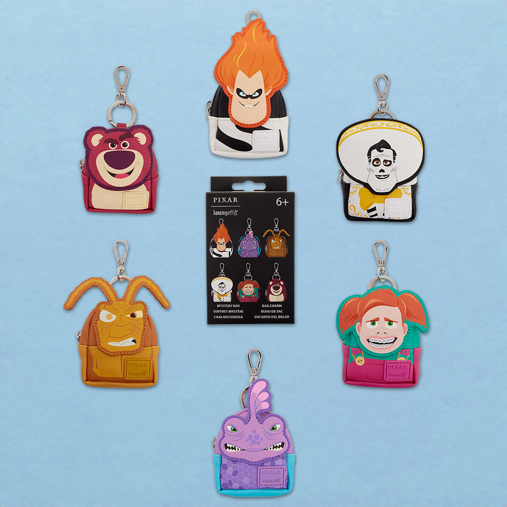 Loungefly x Disney Pixar Rivals Mystery Mini Backpack Keychain Charm