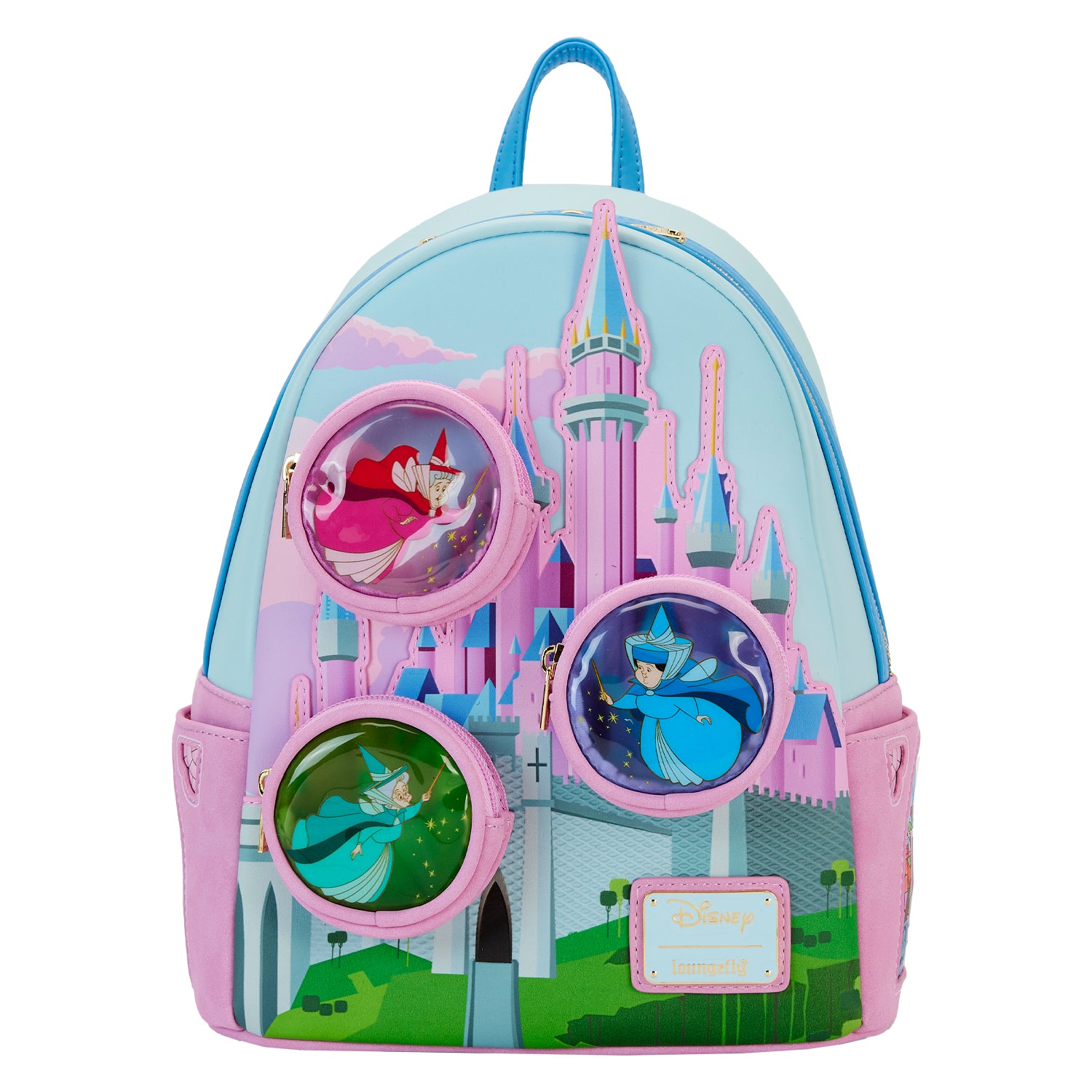 Loungefly x Disney Sleeping Beauty Stained Glass Castle Mini Backpack