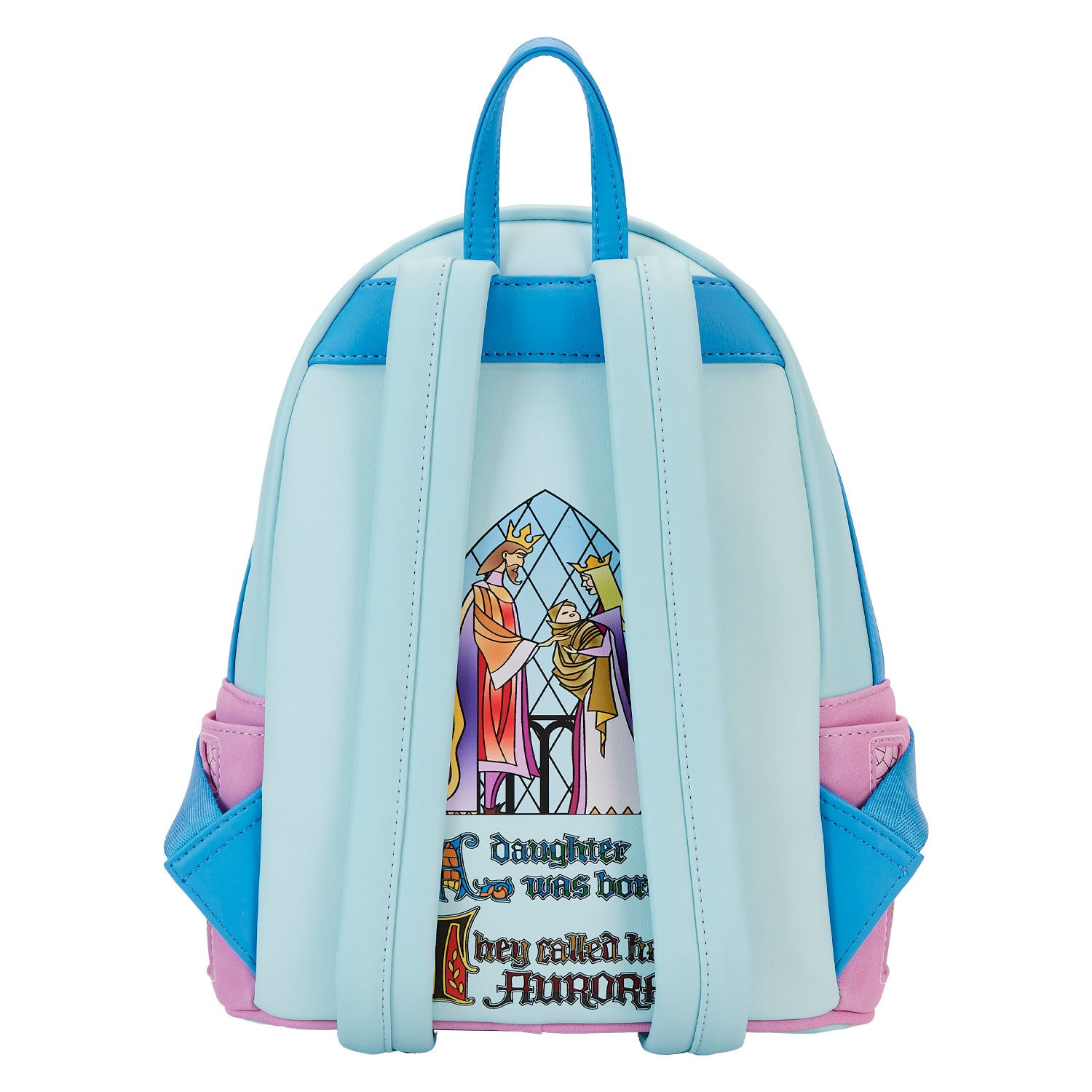 Loungefly x Disney Sleeping Beauty Stained Glass Castle Mini Backpack