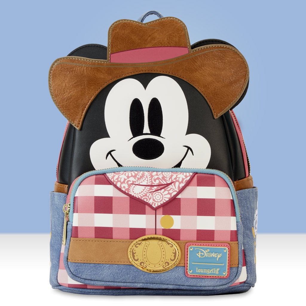 Loungefly x Disney Western Mickey Mouse Cosplay Mini Backpack