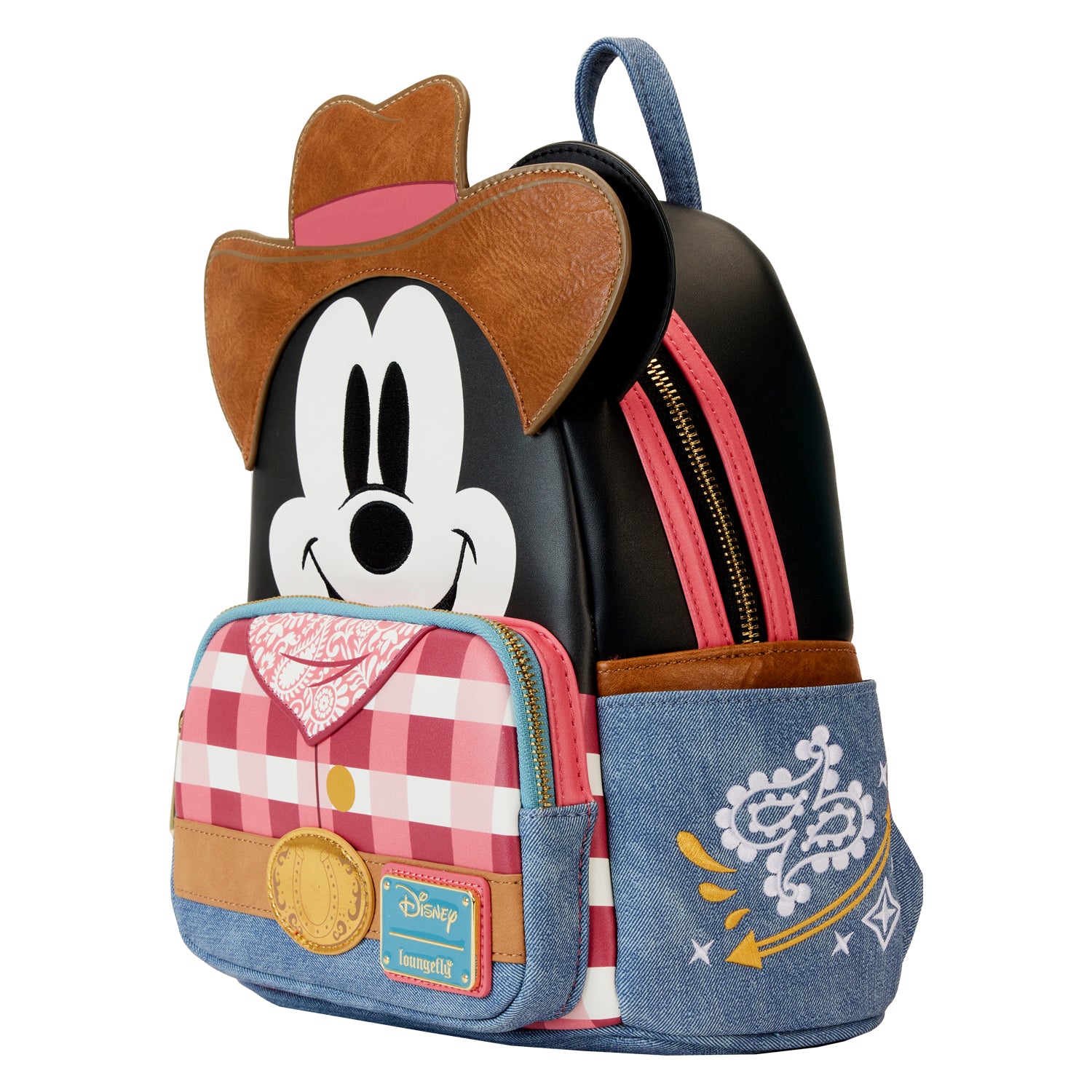 Loungefly x Disney Western Mickey Mouse Cosplay Mini Backpack