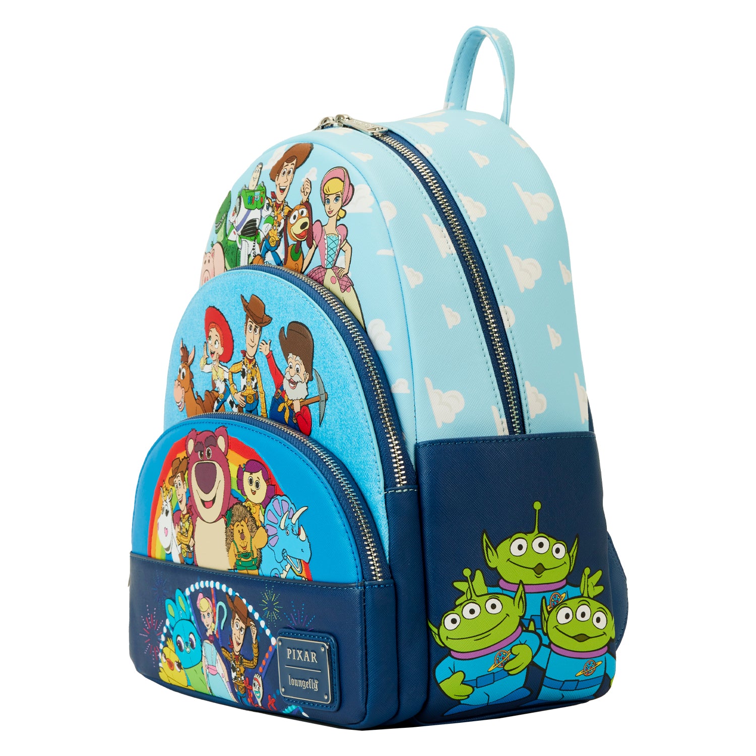 Loungefly x Disney Pixar Toy Story Movie Collab Triple Pocket Mini Backpack