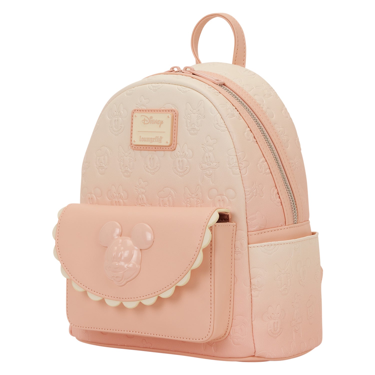 Loungefly x Disney Mickey & Friends All-Over Debossed Mini Backpack