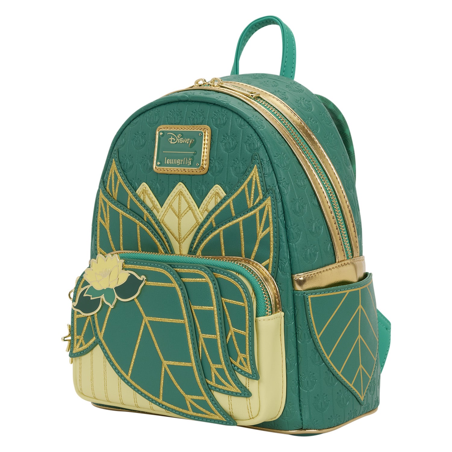 Loungefly x Disney Princess Tiana Golden Lotus Mini Backpack