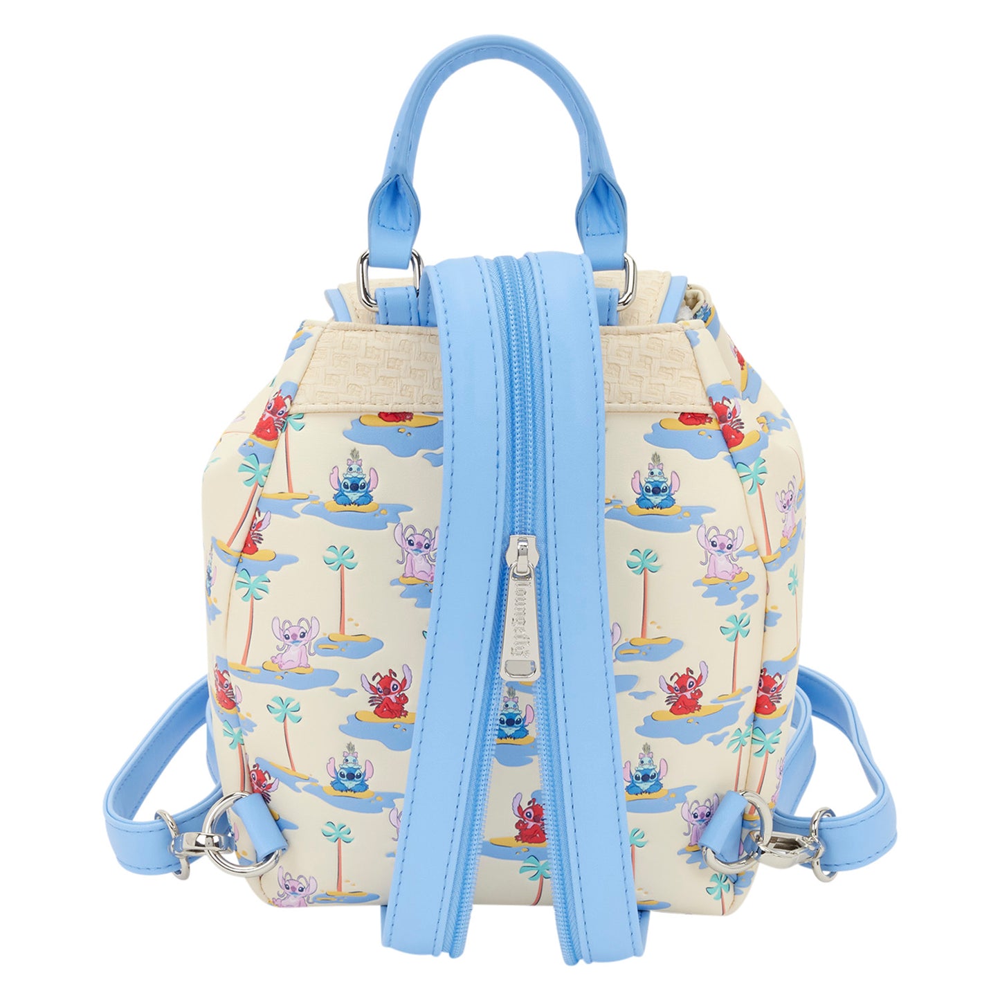 Loungefly x Disney Lilo & Stitch Stitch, Angel, & Leroy Micro Mini Backpack