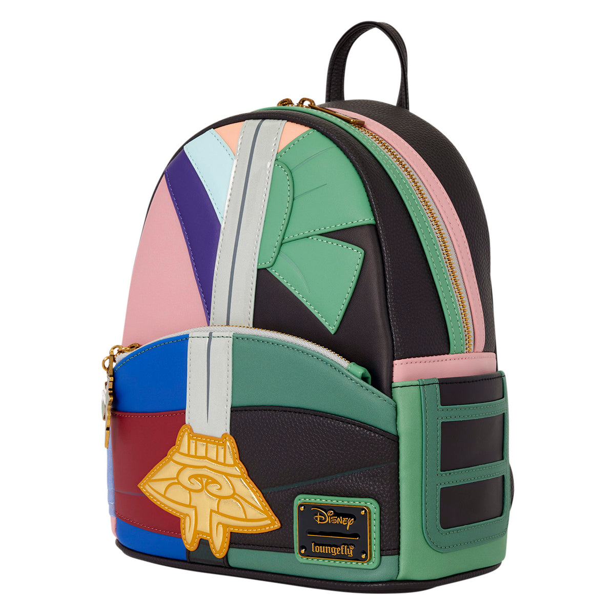 Loungefly x Disney Mulan Split Outfit Cosplay Mini Backpack