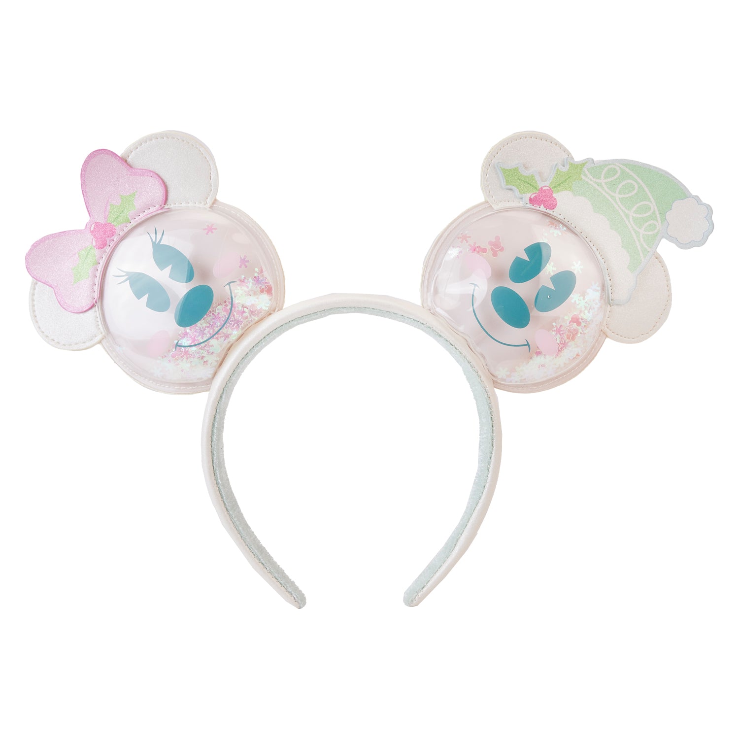 Loungefly x Disney Mickey and Minnie Pastel Snowman Headband