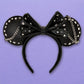 Loungefly x Disney Minnie Mouse Studs & Chains Ear Headband