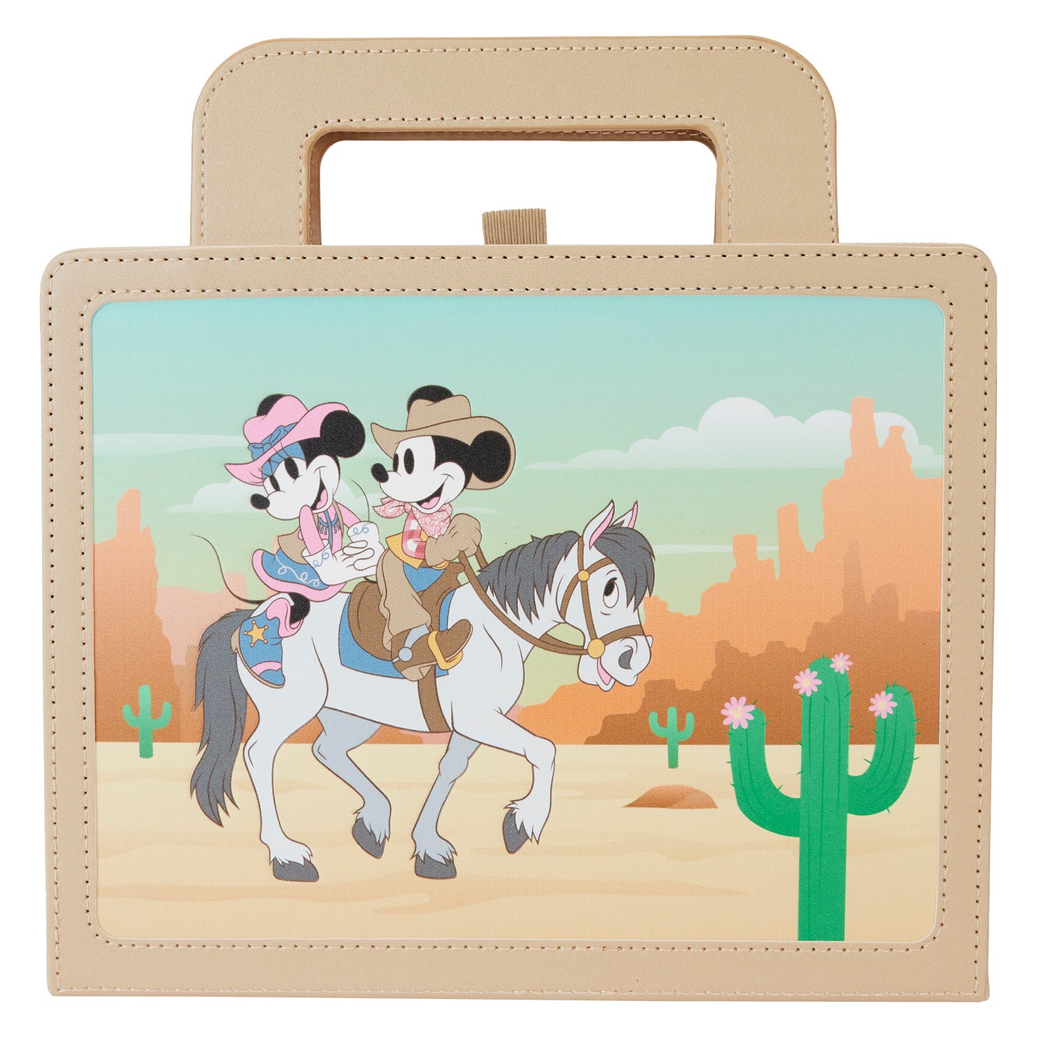 Loungefly x Disney Western Mickey and Minnie Lunchbox Journal