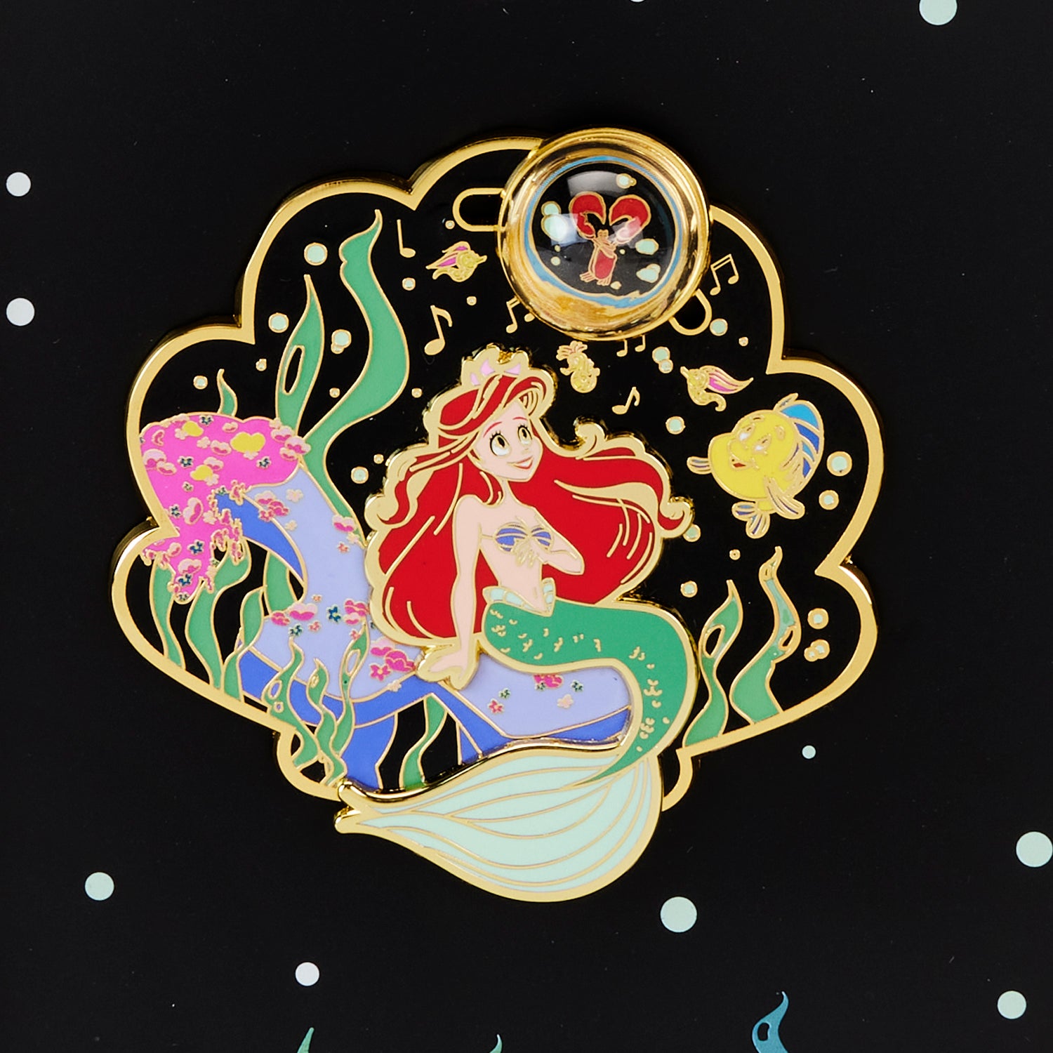 Loungefly x Disney The Little Mermaid Life is The Bubbles Sliding 3 Inch Pin